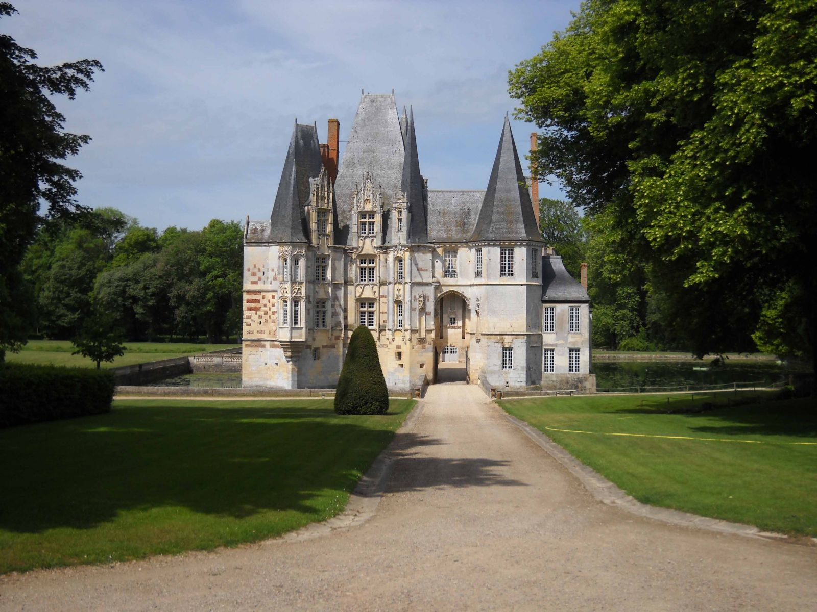 Pretty chateaux abound in Normandy