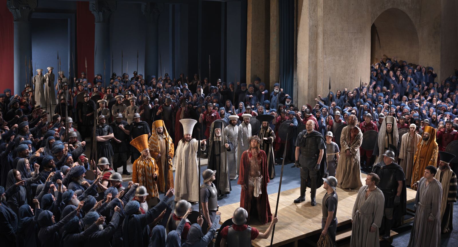 The trial of Christ (Oberammergau Passion Play)